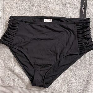 Size XL Ambrielle Bikini‎ Bottoms Swim Black